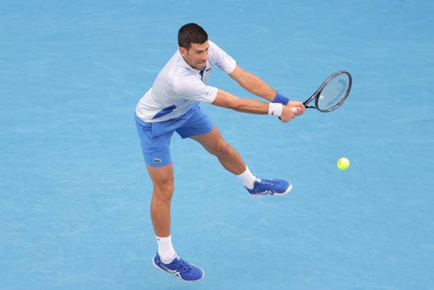 Novak Djokovic, SRB, during second round of 2024 Australian Open in Melbourne, 19 01 2023; -