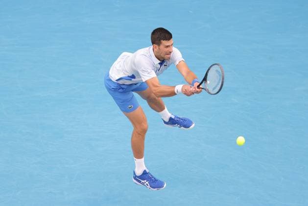 Novak Djokovic, SRB, during second round of 2024 Australian Open in Melbourne, 19 01 2023; -