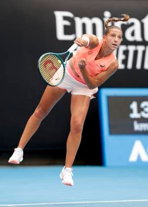 Diane Parry (FRA), Australian Open 2024, Melbourne Park, Melbourne, Victoria, Australia. Copyright: xJuergenxHasenkopfx