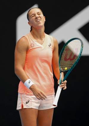 Diane Parry (FRA), Australian Open 2024, Melbourne Park, Melbourne, Victoria, Australia. Copyright: xJuergenxHasenkopfx