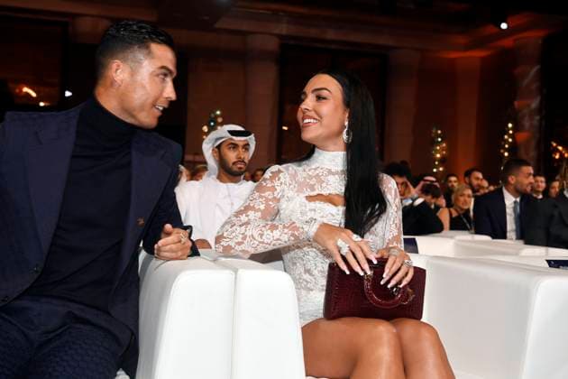 Foto Fabio Ferrari LaPresse - 19 Gennaio 2024 - Dubai, Emirati Arabi Uniti - - Calcio -Globe Soccer Awards 2024 - 14esima edizione. Nella foto: Georgina Rodriguez, Cristiano Ronaldo January 19, 2024 Dubai, United Arab Emirates - sport - Soccer - Globe Soccer Awards 2024 - 14th edition. In the pic: Georgina Rodriguez, Cristiano Ronaldo  Copyright: xFabioxFerrari LaPressex
