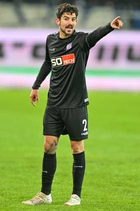 2. Bundesliga - Karlsruher SC - VfL Osnabrück am 19.01.2024 im BBBank Wildpark in Karlsruhe Athanasios Androutsos (Osnabrueck) unzufrieden, enttäuscht, enttaeuscht, niedergeschlagen.