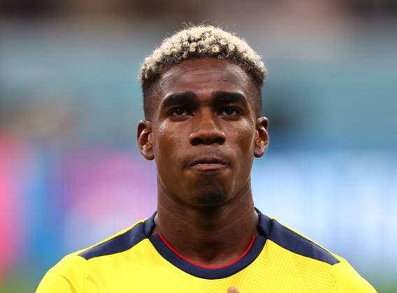Qatar v Ecuador - FIFA World Cup, WM, Weltmeisterschaft, Fussball 2022 - Group A - Al Bayt Stadium November 20, 2022, Al Khor, United Kingdom: Al Khor, Qatar, 20th November 2022. Felix Torres of Equador during the FIFA World Cup 2022 match at Al Bayt Stadium, Al Khor. Al Khor United Kingdom EDITORIAL USE ONLY Copyright: xx ZUMA-20221120_zaf_si1_115.jpg DavidxKleinx csmphotothree007352