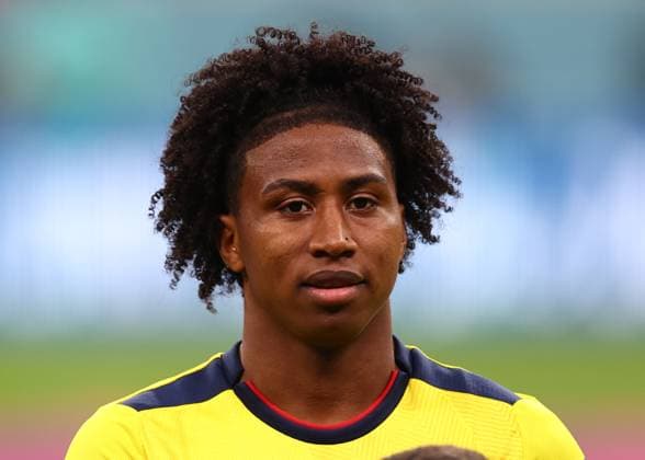 Qatar v Ecuador - FIFA World Cup, WM, Weltmeisterschaft, Fussball 2022 - Group A - Al Bayt Stadium November 20, 2022, Al Khor, United Kingdom: Al Khor, Qatar, 20th November 2022. Angelo Preciado of Equador during the FIFA World Cup 2022 match at Al Bayt Stadium, Al Khor. Al Khor United Kingdom EDITORIAL USE ONLY Copyright: xx ZUMA-20221120_zaf_si1_114.jpg DavidxKleinx csmphotothree007353