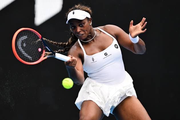 Sloane Stephens (USA) during her third round match Australian Open, Day Seven, Tennis, Melbourne Park, Melbourne, Australia - 20 Jan 2024  Copyright: xJamesxGourley Shutterstockx 14306286a