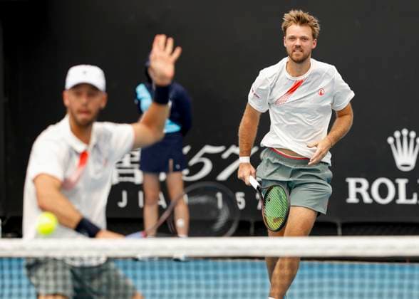 Kevin Krawietz Tim Puetz, Herren Doppel, Australian Open 2024, Melbourne Park, Melbourne, Victoria, Australia. Copyright: xJuergenxHasenkopfx