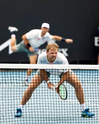 Kevin Krawietz Tim Puetz, Herren Doppel, Australian Open 2024, Melbourne Park, Melbourne, Victoria, Australia. Copyright: xJuergenxHasenkopfx
