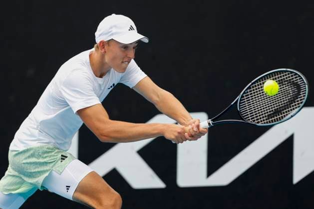 Justin Engel (GER), Australian Open 2024, Melbourne Park, Melbourne, Victoria, Australia. Copyright: xJuergenxHasenkopfx