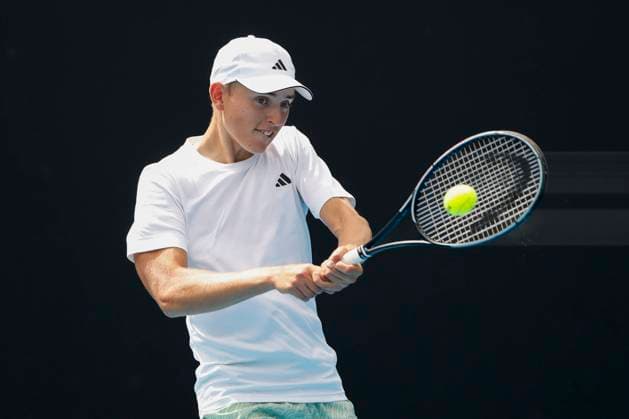 Justin Engel (GER), Australian Open 2024, Melbourne Park, Melbourne, Victoria, Australia. Copyright: xJuergenxHasenkopfx
