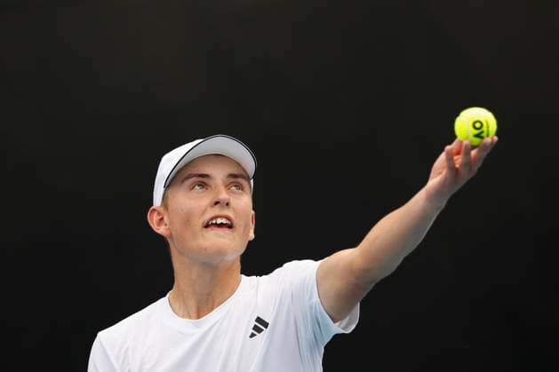 Justin Engel (GER), Australian Open 2024, Melbourne Park, Melbourne, Victoria, Australia. Copyright: xJuergenxHasenkopfx