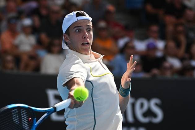 Australia Open - Melbourne Arthur Cazaux (FRA) during his third round match at the 2024 Australian Open at Melbourne Park in Melbourne, Australia, on January 20, 2024. Photo by Corinne Dubreuil ABACAPRESS.COM Melbourne Australia  Copyright: xDubreuilxCorinne ABACAx