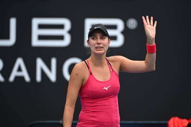 Australia Open - Melbourne Oceane Dodin (FRA) during her third round match at the 2024 Australian Open at Melbourne Park in Melbourne, Australia, on January 20, 2024. Photo by Corinne Dubreuil ABACAPRESS.COM Melbourne Australia  Copyright: xDubreuilxCorinne ABACAx