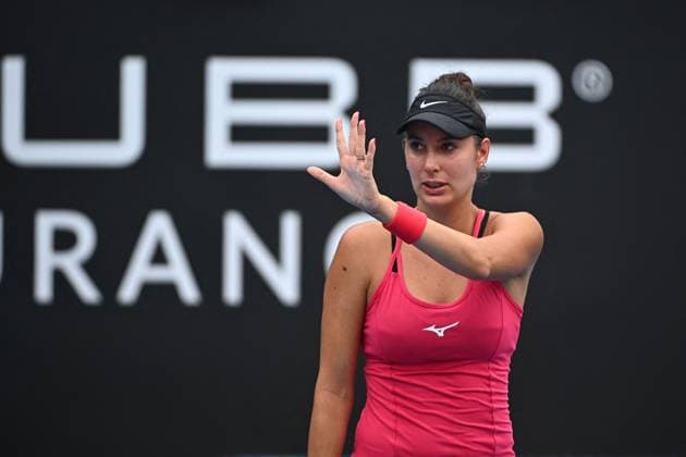 Australia Open - Melbourne Oceane Dodin (FRA) during her third round match at the 2024 Australian Open at Melbourne Park in Melbourne, Australia, on January 20, 2024. Photo by Corinne Dubreuil ABACAPRESS.COM Melbourne Australia  Copyright: xDubreuilxCorinne ABACAx