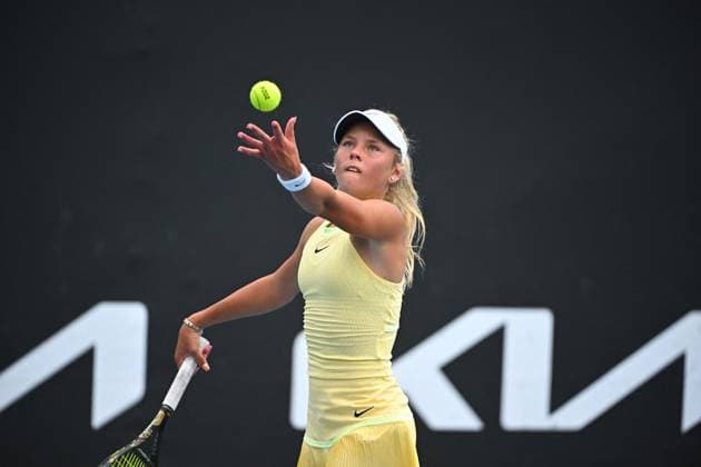 Australia Open - Melbourne Ksenia Efremova (FRA) during her first juniors round match at the 2024 Australian Open at Melbourne Park in Melbourne, Australia, on January 20, 2024. Photo by Corinne Dubreuil ABACAPRESS.COM Melbourne Australia  Copyright: xDubreuilxCorinne ABACAx