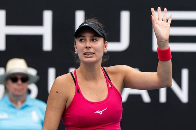 Oceane Dodin (FRA) TENNIS : Open Australie 2024 - Melbourne - 20 01 2024 VirginieBouyer Panoramic 
