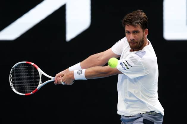 January 20, 2024, Melbourne, Victoria, Australia: MELBOURNE, AUSTRALIA - JANUARY 20: Cameron Norrie of Great Britain plays Casper Ruud of Norway on Day 7 of the 2024 Australian Open at Melbourne Park on January 20, 2024 in Melbourne, Australia. Melbourne Australia - ZUMAp121 20240120_zsp_p121_081 Copyright: xChrisxPutnamx