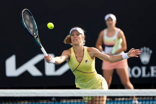 Barbora Krejcikova Laura Siegemund, Damen Doppel, Australian Open 2024, Melbourne Park, Melbourne, Victoria, Australia. Copyright: xJuergenxHasenkopfx