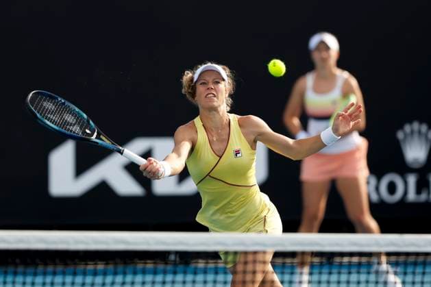 Barbora Krejcikova Laura Siegemund, Damen Doppel, Australian Open 2024, Melbourne Park, Melbourne, Victoria, Australia. Copyright: xJuergenxHasenkopfx