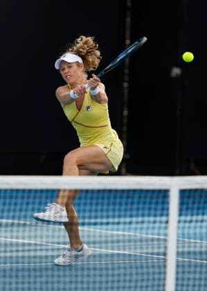 Barbora Krejcikova Laura Siegemund, Damen Doppel, Australian Open 2024, Melbourne Park, Melbourne, Victoria, Australia. Copyright: xJuergenxHasenkopfx