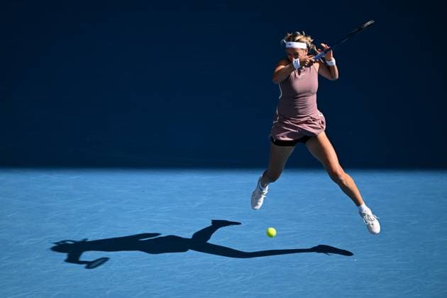 Victoria Azarenka (BLR) during her third round match Australian Open, Day Seven, Tennis, Melbourne Park, Melbourne, Australia - 20 Jan 2024  Copyright: xJamesxGourley Shutterstockx 14306286as