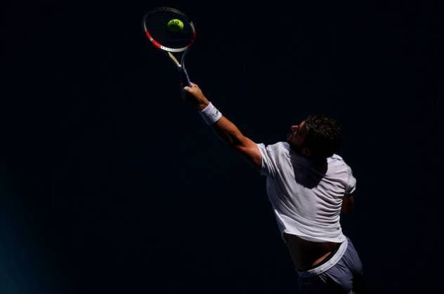Cameron Norrie of GBR in action Australian Open, Day Seven, Tennis, Melbourne Park, Melbourne, Australia - 20 Jan 2024  Copyright: xEllaxLing Shutterstockx 14306285cc