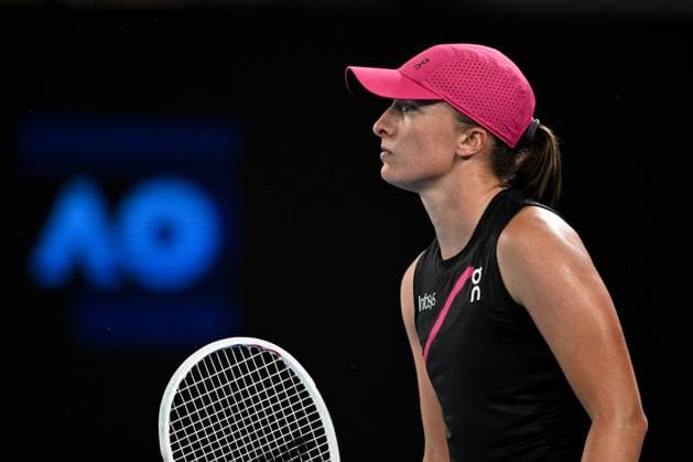Iga Swiatek (POL) during her third round match Australian Open, Day Seven, Tennis, Melbourne Park, Melbourne, Australia - 20 Jan 2024  Copyright: xJamesxGourley Shutterstockx 14306286hg