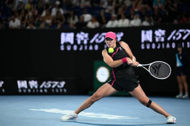 Iga Swiatek (POL) during her third round match Australian Open, Day Seven, Tennis, Melbourne Park, Melbourne, Australia - 20 Jan 2024  Copyright: xJamesxGourley Shutterstockx 14306286hc