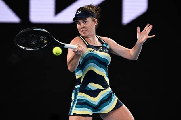 Linda Noskova (CZE) during her third round match Australian Open, Day Seven, Tennis, Melbourne Park, Melbourne, Australia - 20 Jan 2024  Copyright: xJamesxGourley Shutterstockx 14306286ip