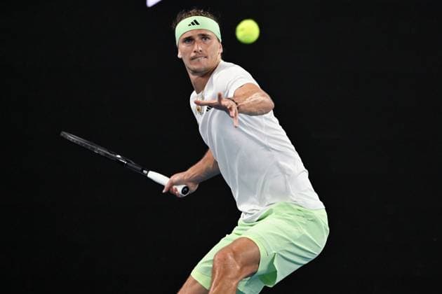 Alexander Zverev (GER) during his third round match Australian Open, Day Seven, Tennis, Melbourne Park, Melbourne, Australia - 20 Jan 2024  Copyright: xJamesxGourley Shutterstockx 14306286je