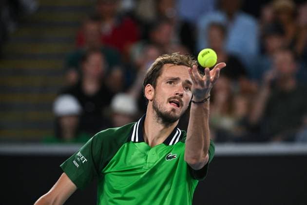 2024 Australian Open - Melbourne Daniil Medvedev (RUS) during his third round match at the 2024 Australian Open at Melbourne Park in Melbourne, Australia, on January 20, 2024. Photo by Corinne Dubreuil ABACAPRESS.COM Melbourne Australia  Copyright: xDubreuilxCorinne ABACAx