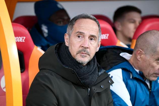 Adi HUTTER, entraineur de l AS Monaco Rodez Aveyron Football vs. AS Monaco pour 16eme de finale de la Coupe de France au Stade Paul Lignon de Rodez, le 20 janvier 2024. FOOTBALL : Rodez AF vs. AS Monaco - Coupe de France - 20 01 2024 ValentinaClaret Panoramic 