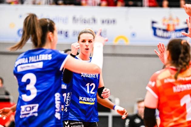 1. Volleyball Bundesliga Frauen, Dresdner SC vs. Allianz MTV Stuttgart, Dresden, 20.01.2024 Britt Bongaerts (Allianz MTV Stuttgart, 12) 1.Volleyball Bundesliga Frauen, Dresdner SC vs. Allianz MTV Stuttgart am 20.01.2024 in der Margon Arena Dresden Copyright: xBEAUTIFULxSPORTS Hoepnerx