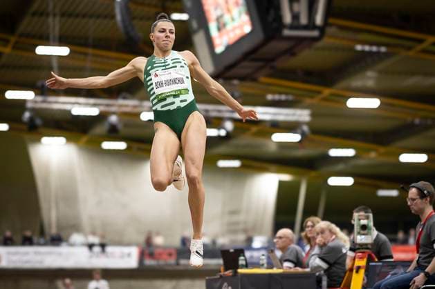 Indoor Meeting Dortmund; Dortmund, 20.01.2024 Maryna Bekh-Romanchuk (UKR Ukraine); Indoor Meeting Dortmund im Rahmen der World Athletics Indoor Tour (Bronze) in der Helmut-Körnig-Halle in Dortmund (Deutschland) am 20.01.2024. *** Indoor Meeting Dortmund Dortmund, 20 01 2024 Maryna Bekh Romanchuk UKR Ukraine Indoor Meeting Dortmund as part of the World Athletics Indoor Tour Bronze in the Helmut Körnig Hall in Dortmund Germany on 20 01 2024 Copyright: xBEAUTIFULxSPORTS AxelxKohringx