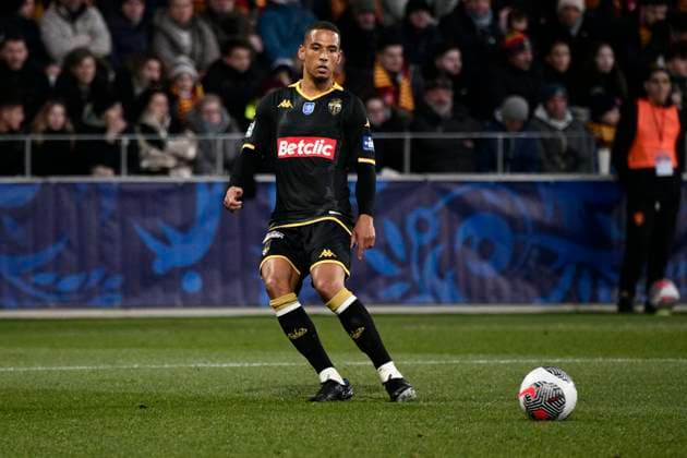 Vanderson (ASM) Rodez Aveyron Football vs. AS Monaco pour 16eme de finale de la Coupe de France au Stade Paul Lignon de Rodez, le 20 janvier 2024. FOOTBALL : Rodez AF vs. AS Monaco - Coupe de France - 20 01 2024 ValentinaClaret Panoramic 
