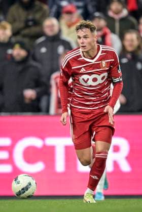 Standard de Liege v KV Kortrijk - Jupiler Pro League LIEGE, BELGIUM - JANUARY 20 : Vanheusden Zinho midfielder of Standard Liege during the Jupiler Pro League match between Standard de Liege and KV Kortrijk on January 20, 2024 in Liege, Belgium, 20 01 2024 Liege Belgium  Copyright: xSesx