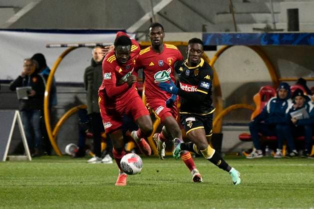 Rodez Aveyron Football vs. AS Monaco pour 16eme de finale de la Coupe de France au Stade Paul Lignon de Rodez, le 20 janvier 2024. FOOTBALL : Rodez AF vs. AS Monaco - Coupe de France - 20 01 2024 ValentinaClaret Panoramic 