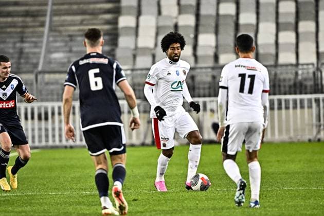 Dante (ogc) FOOTBALL : Bordeaux vs Nice - 16eme de Finale de la Coupe de France - Bordeaux - 20-01-2024 ThierryBreton Panoramic 