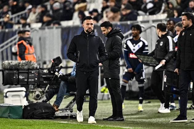 Francesco Farioli (ogc) FOOTBALL : Bordeaux vs Nice - 16eme de Finale de la Coupe de France - Bordeaux - 20-01-2024 ThierryBreton Panoramic 