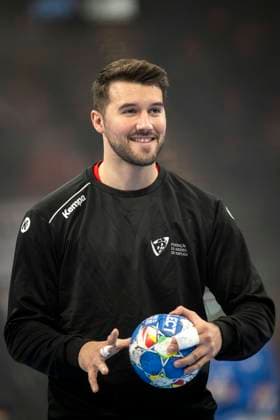 19.01.2024 - Handball - Herren - EHF - EM 2024 - Slowenien - Portugal Miguel Martins (Portugal) Hamburg Barclays Arena Hamburg Deutschland KlausTrotter-20240119-0456