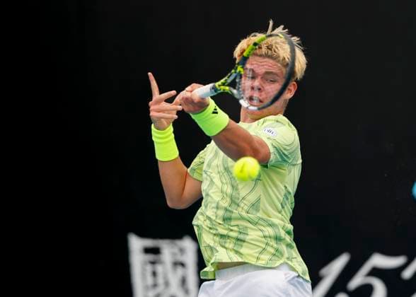 Diego Deduro-Palermo (GER), Australian Open 2024, Melbourne Park, Melbourne, Victoria, Australia. Copyright: xJuergenxHasenkopfx