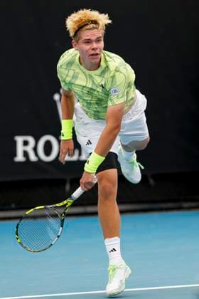 Diego Deduro-Palermo (GER), Australian Open 2024, Melbourne Park, Melbourne, Victoria, Australia. Copyright: xJuergenxHasenkopfx