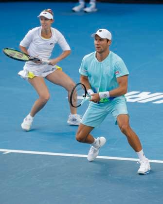Storm Hunter Matthew Ebden, Mixed Doubles, Australian Open 2024, Melbourne Park, Melbourne, Victoria, Australia. Copyright: xJuergenxHasenkopfx