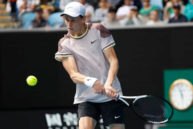 21st January 2024; Melbourne Park, Melbourne, Victoria, Australia; Australian Open Tennis Championship Day 8; Jannik Sinner ( ITA) during the round four singles match against Karen Khachanov  ActionPlus12599988 NaFoto