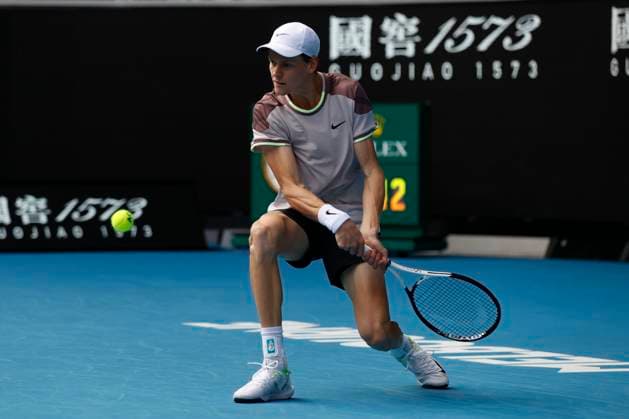 21st January 2024; Melbourne Park, Melbourne, Victoria, Australia; Australian Open Tennis Championship Day 8; Jannik Sinner ( ITA) during the round four singles match against Karen Khachanov  ActionPlus12599932 NaFoto