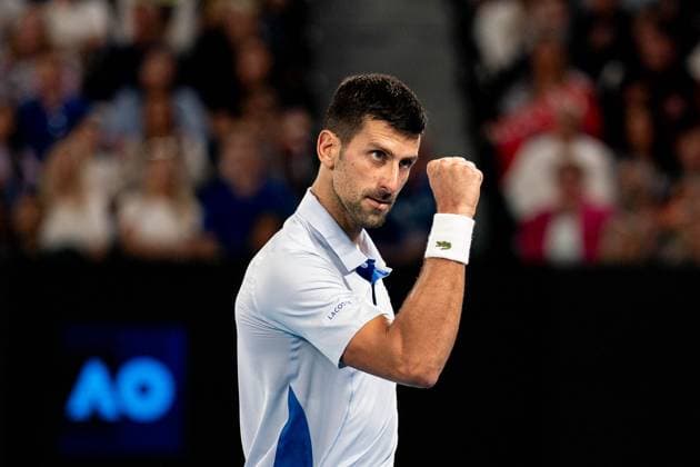 Novak Djokovic (SRB) TENNIS : Open Australie 2024 - Melbourne - 21 01 2024 VirginieBouyer Panoramic 
