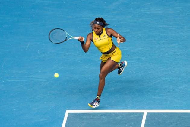 Coco Gauff (USA) TENNIS : Open Australie 2024 - Melbourne - 21 01 2024 VirginieBouyer Panoramic 