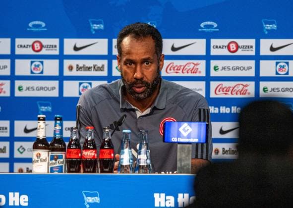 Fussball, Herren, Saison 2023 2024, 2. Bundesliga (18. Spieltag), Hertha BSC - Fortuna Düsseldorf, PK mit Trainer Daniel Thioune (Fortuna Düsseldorf), 21.01. 2024,