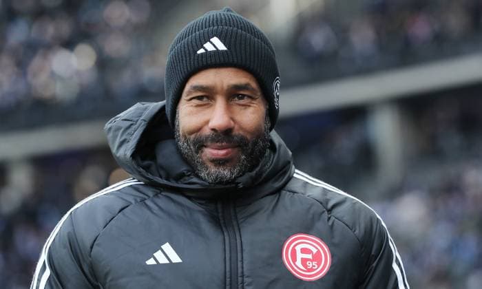 Trainer Daniel Thioune Portrait Porträt Portraet Einzelbild close up Fußball Fussball DFL 2.Bundesliga Herren 18.Spieltag Saison 2023 2024 21.01.2024 Hertha BSC Berlin vs. Fortuna Düsseldorf DFL regulations prohibit any use of photographs as image sequences and or quasi-video