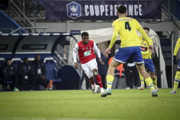 DIAKHON MAMADOU 7 FOOTBALL : Fc Sochaux vs Stade De Reims - Coupe De France - 21 01 2024 ElyxandroCegarra Panoramic 
