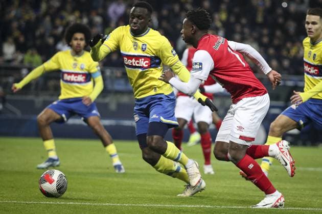 DIAKHON MAMADOU 7 FOOTBALL : Fc Sochaux vs Stade De Reims - Coupe De France - 21 01 2024 ElyxandroCegarra Panoramic 